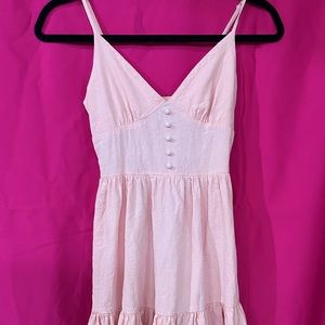light pink sun dress